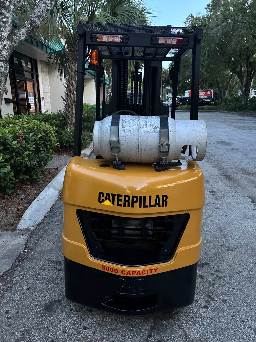 Caterpillar Yellow and Black Industrial Forklift